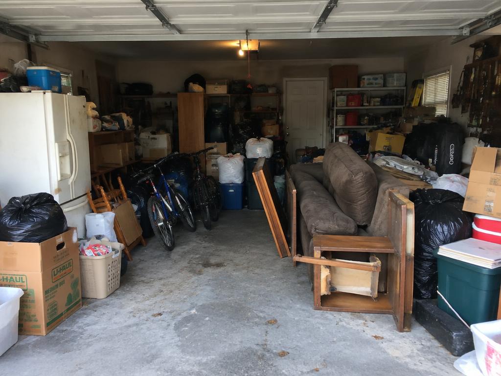 Garage clean out before
